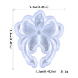 Silicone Flower Wall Hanging Mold DIY Desktop Ornaments Pendant Epoxy Resin Mold