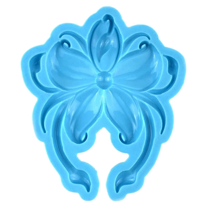 Silicone Flower Wall Hanging Mold DIY Desktop Ornaments Pendant Epoxy Resin Mold