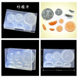Stereoscopic Lemon Slice Silicone Mold for Resin Jewelry Making