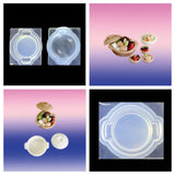 Clear Silicone DIY Pot lid Mold For Epoxy Resin Jewelry Making