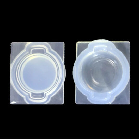 Clear Silicone DIY Pot lid Mold For Epoxy Resin Jewelry Making