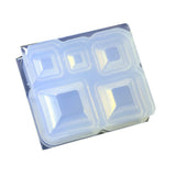 Silicone DIY Square Bowl Set Mold For Epoxy Resin Jewelry Making
