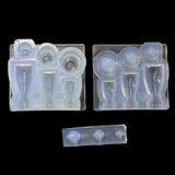 Silicone Wine Bottle Shape Mold for Epoxy Resin Jewelry Making