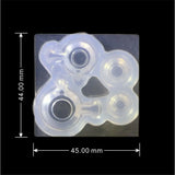 Clear Silicone DIY Teapot Tea Bowl Shape Mold For Epoxy Resin Jewelry Making