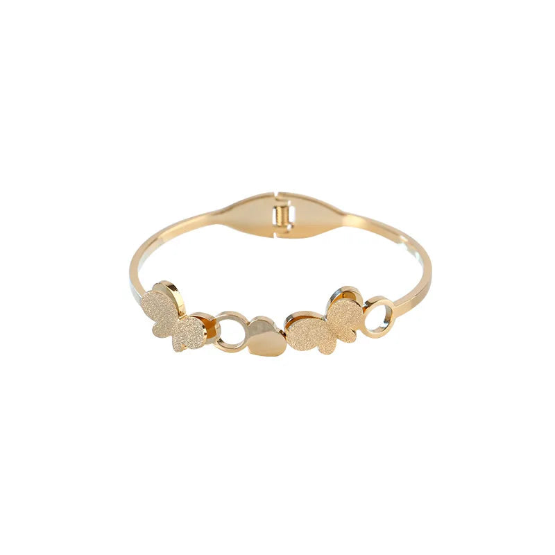 Vintage Double Butterfly Bracelet for Women