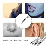 Disposable Tattoo Piercing Needles Kit Tool