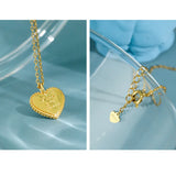 Sterling 925 Silver Heart Pendant Necklace Woman Neo-gothic Choker