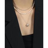 925 Silver Necklace Choker Boho Wedding Jewelry
