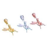 925 Silver Women Pendant Angel CZ Semi Mount Setting