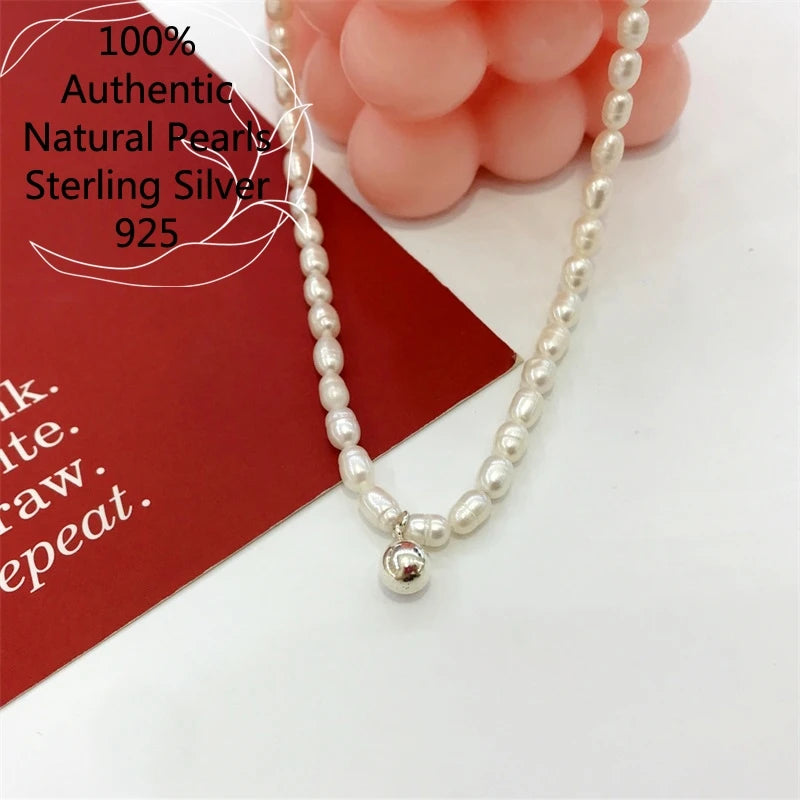 Sterling Silver Initial Chain Necklace Jewelry For Women