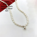 Sterling Silver Initial Chain Necklace Jewelry For Women