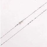 925 Sterling Silver 1.1mm Charm Chain Necklace 16 & 18 Inches