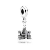 Sterling Silver 925 Boat Trinket Jewelry Castle Flower Charms