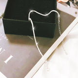 925 Silver Woman Chains Anklets Bling Bling Female Anklet Chain