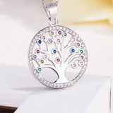Sterling Silver Tree of Life Pendant Necklace for Women