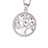 Sterling Silver Tree of Life Pendant Necklace for Women
