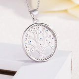Sterling Silver Tree of Life Pendant Necklace for Women