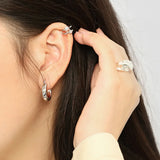 Sterling Silver Dainty Hoops Earrings Minimalist Gift For Women