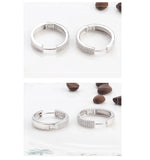 Sterling Silver Diamond Clip Earrings for Women Gift