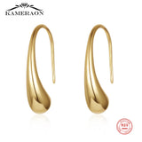 Women's Water Drop Shape Hoop Earrings