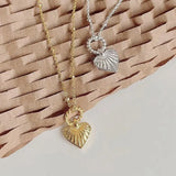 Sterling Silver Heart Pendant Love Necklaces Woman Accessories