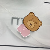 925 High Spanish Bear Silver Pendant for Gift
