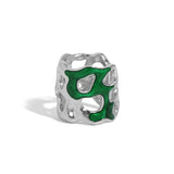 925 Silver Hollow Ear Clip Halloween Gothic Style Jewelry