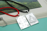 Sterling Silver 925 Maitreya Buddha Pendant Necklace