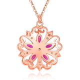 Sterling Silver 925 Necklace Pendant Diamond Christmas Silver 925 Jewelry