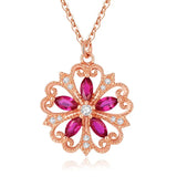 Sterling Silver 925 Necklace Pendant Diamond Christmas Silver 925 Jewelry