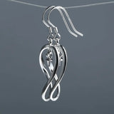 Sterling Silver 925 Pearl/Round Bead 6-10mm Semi Mount Earrings