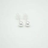 925 Sterling Silver Round Ball Ear Studs Earring Pin 1.5mm 2mm 3mm 20pcs