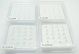 925 Sterling Silver Round Ball Ear Studs Earring Pin 1.5mm 2mm 3mm 20pcs