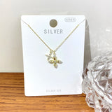 Sterling Silver 925 Small Cross Necklace Women's Birthday Holiday Gift