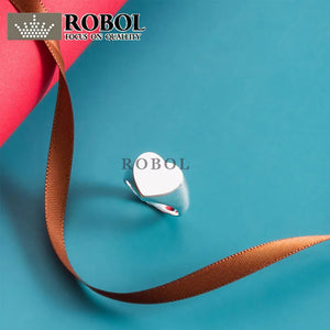 Sterling Silver 925 Thick Love Ring Classic Series