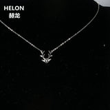 Sterling Silver 925 Women Necklace Pendant Semi Mount For 5-6mm Pearl