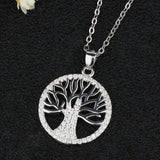 Sterling Silver Tree of Life Pendant Necklace for Women 925 Jewelry