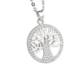 Sterling Silver Tree of Life Pendant Necklace for Women 925 Jewelry