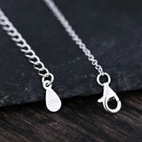 Sterling Silver Women Pendant Necklace Crystal Pearl Semi Mount