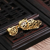 925 Silver Yellow Filligree Pendant Semi Mount for Gemstones