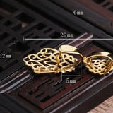 925 Silver Yellow Filligree Pendant Semi Mount for Gemstones