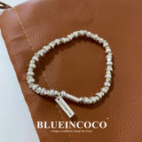 Sterling Silver 925 Bracelet Women's Light Retro Indifference