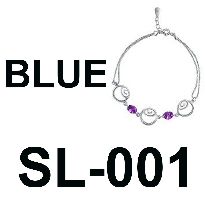 Classic S925 Silver Bracelet with Logo Love Charm for Ladies