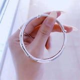 S999 Bamboo Jewelry Bracelet, Ethnic Style Push Pull Bracelet