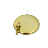 Chinese Coin Pendant Round Charm 14k Plated DIY Necklace Pendant