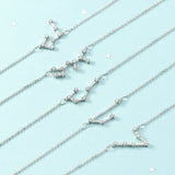 Silver Zodiac Charms Women's Bracelet