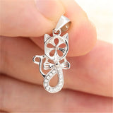 Sterling Silver Cat Pearl Pendant Mountings DIY Jewelry