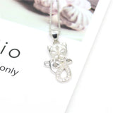 Sterling Silver Cat Pearl Pendant Mountings DIY Jewelry