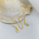 925 Silver Earring Wire Hooks (2 pairs)
