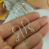 925 Silver Earring Wire Hooks (2 pairs)